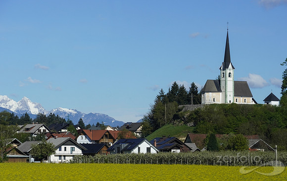 On the way to Lake Bled